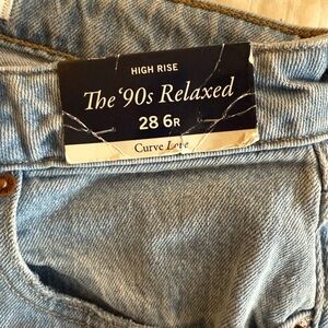 Abercrombie & Fitch High Rise '90s Relaxed Jeans - Light Blue